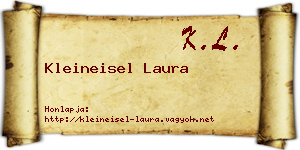 Kleineisel Laura névjegykártya