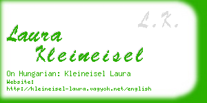 laura kleineisel business card